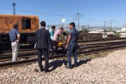 OKOndt Group's specialist is testing ultrasonic double rail trolley UDS2-73, 2017