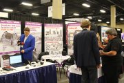 Work at the booth of OKOndt Group during the Annual Conference and Exhibition of American Society for Nondestructive Testing, Nashville, Tennessee, USA, November 2017