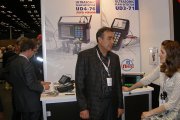 OKOndt Group's representatives at the company's booth at South Africa-2012, International Exhibition on Non-Destructive Testing in Durban