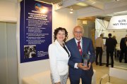 Professor Nardoni appreciated ultrasonic portable flaw detector produced by OKOndt Group - October, 2014, Prague, Czech Republic, ECNDT-2014