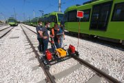 OKOndt GROUP's expert teaches to work with the ultrasonic double rail flaw detector UDS2-73 — practical training for the customer from Turkey, summer 2020