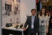 Representatives of OKOndt Group delegation at their booth at the Exhibition on Non-Destructive Testing, Durban, South Africa-2012