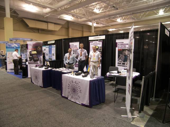 The booth of OKOndt Group at the annual ASNT Conference and Exhibition – 2014