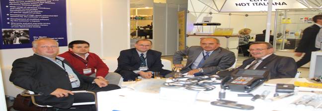 Demonstration of equipment made by OKOndt Group to the representatives of foreign  companies at the ECNDT-2014
