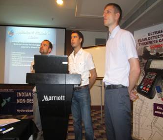 OKOndt Group's specialists speak at the seminar organized by the company during the NDE-2014, Pune, India