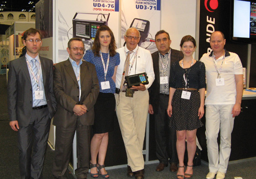 OKOndt Group specialists team at the 18th World Conference on Non-Destructive Testing (WCNDT)-2012, Durban, South Africa