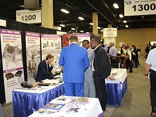 Attendees of the annual Conference and Exhibition organized by the American Society for Nondestructive Testing at OKOndt Group's booth