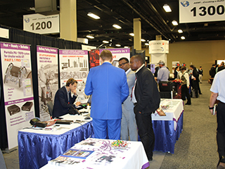 OKOndt Group's specialists demonstrate their equipment to the participants of the annual exhibition ASNT-2017, Nashville, autumn 2017