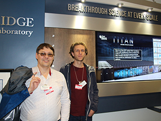 OKOndt Group's specialists see over the High Flux Isotope Reactor operation, the most powerful computer in the USA — visit to ORNL, November 2017