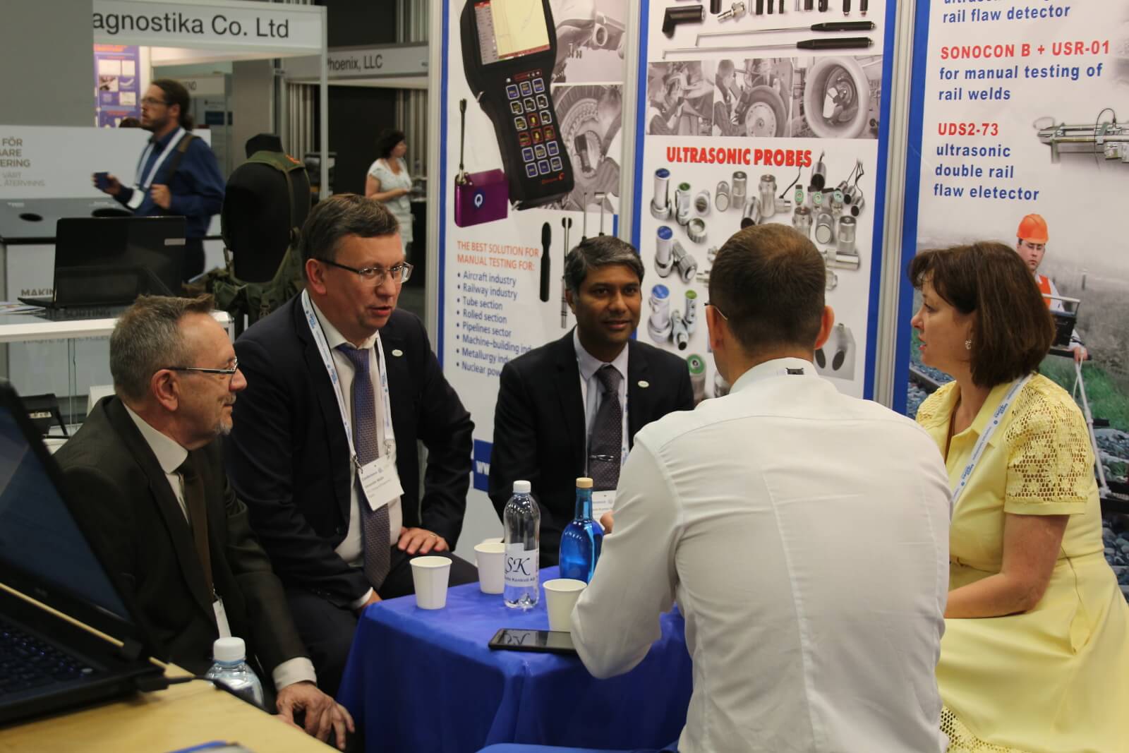 Negotiations with colleagues in the framework of the Conference and Exhibition ECNDT-18, Gothenburg, Sweden