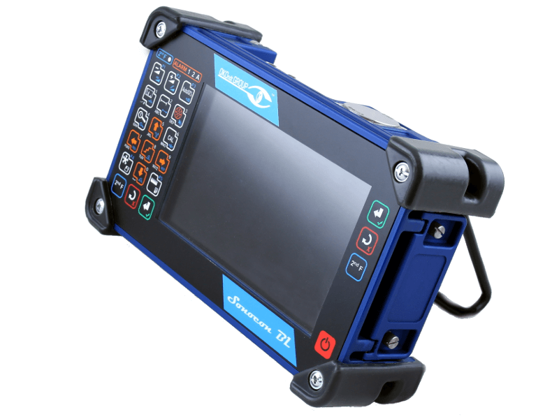 Ultrasonic compact flaw detector with a large screen Sonocon BL, off mode