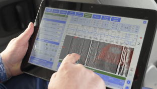 Electronic unit of the ultrasonic welded joints testing equipment TOFD Man