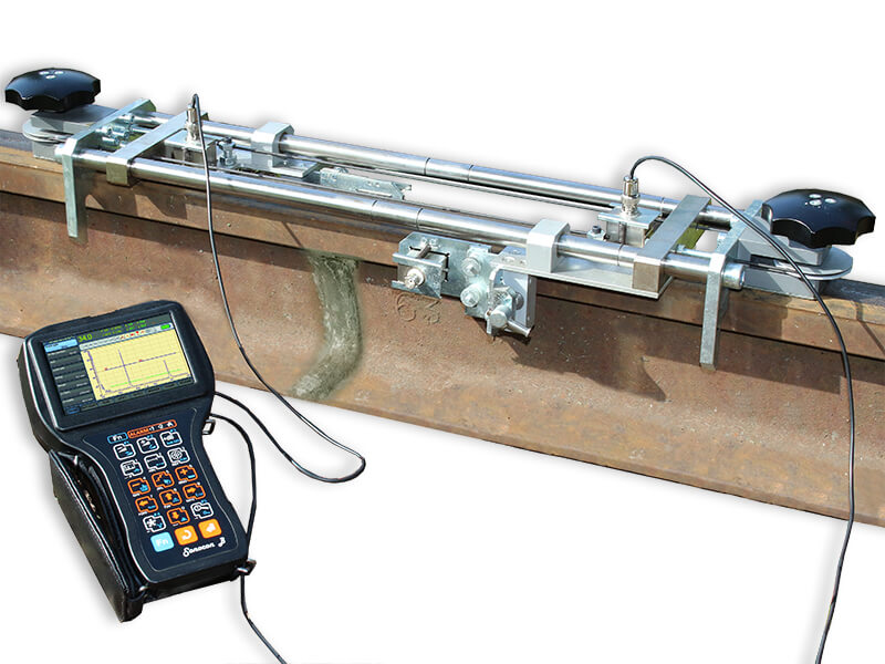 Ultrasonic test set for rail welded joints and pre-weld inspection of rail ends USR-01